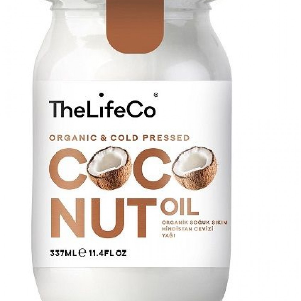 TheLifeCo Organik Hindistan Cevizi Yağı 337 Ml