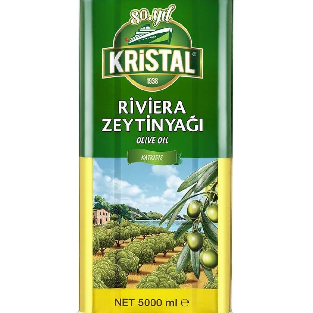 Kristal Riviera Zeytinyağı 5 Lt
